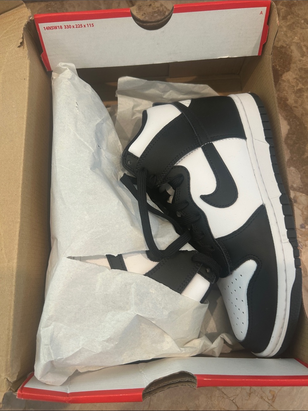 Nike Black and White Low-Top Sneakers